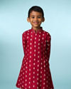 Manyavar Boys Maroon Opulence Kurta Dhoti