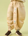Manyavar Boys Beige Elegance Boys Kurta Dhoti