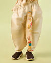 Manyavar Boys Cream Elegance Boys Kurta Dhoti
