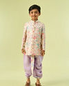 Manyavar Boys Cream Kurta Dhoti Fiesta