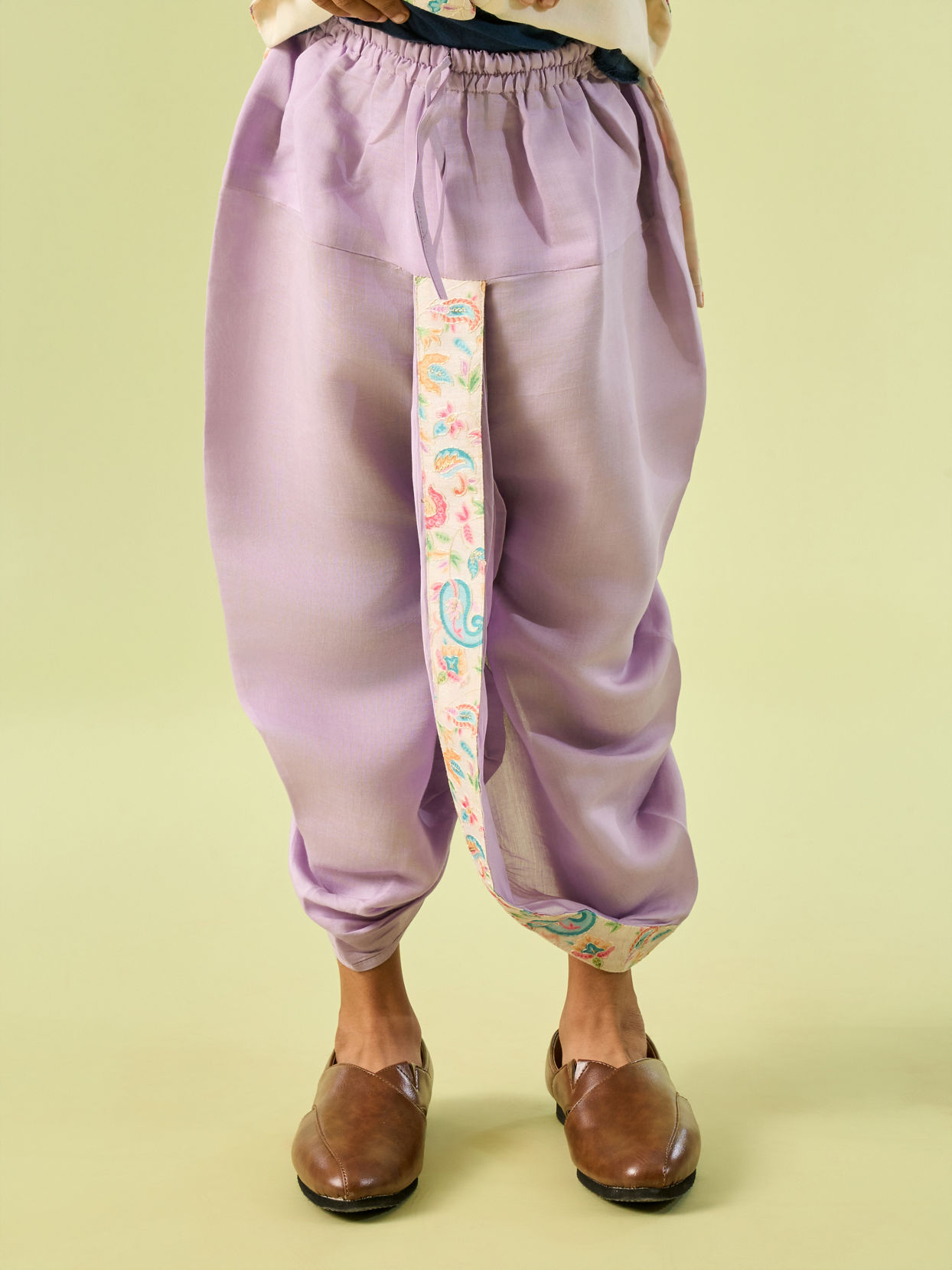 Manyavar Boys Cream Kurta Dhoti Fiesta