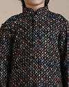 Manyavar Boys Boys Black Chikankari Kurta Set