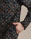 Manyavar Boys Boys Black Chikankari Kurta Set