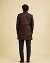 Manyavar Men Charming Blue Indo Western