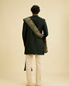 Manyavar Men Suave Green Indo Western With Dupatta
