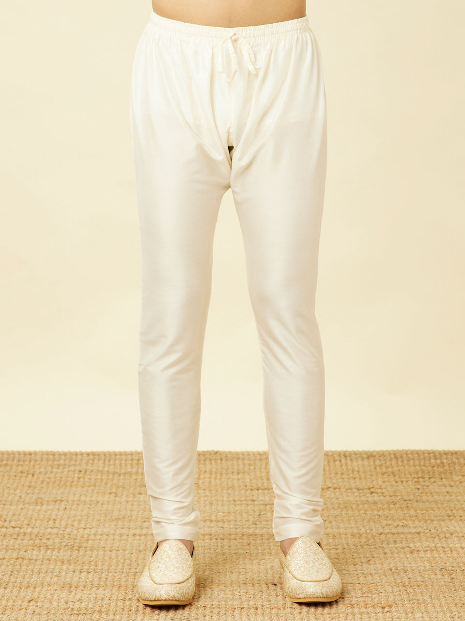 Manyavar Men Blissful Blue Medallion Patterned Indo Western Set