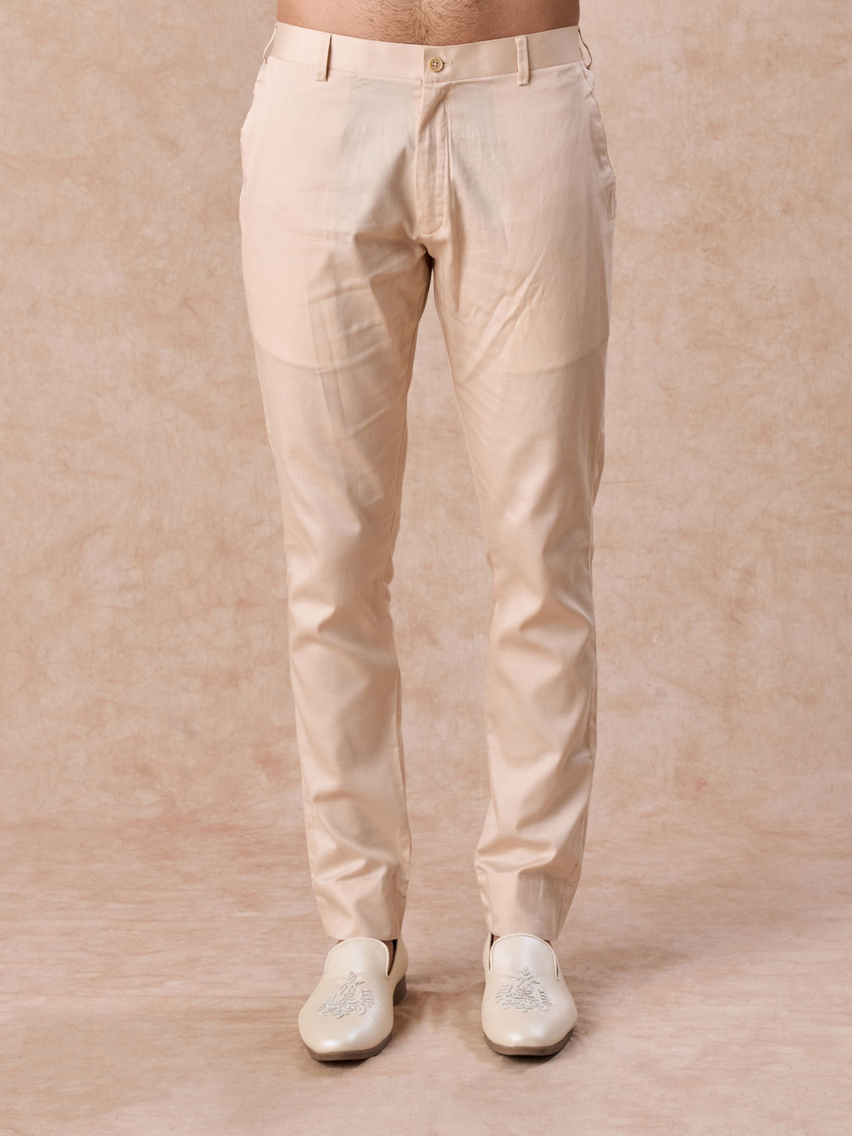 Manyavar Men Peach Spellbind Indo Western