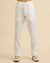 Manyavar Men White Sequinned Layered Indo Western Set