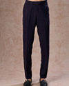 Manyavar Men Regal Purple Velvet Elegance Indo Western