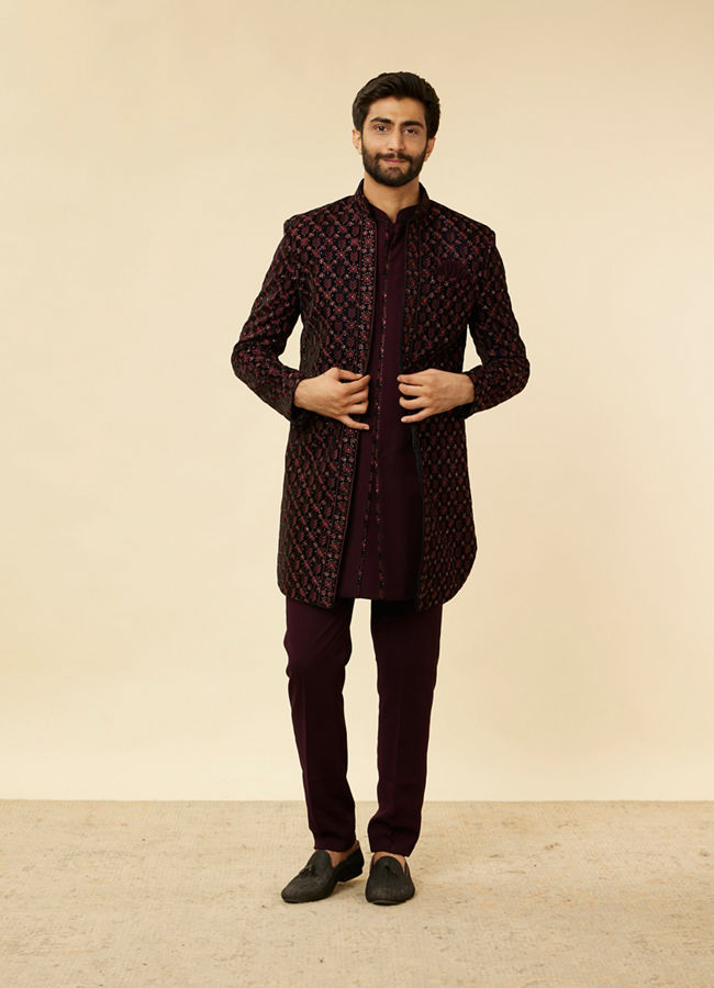 Manyavar indo western suit best sale