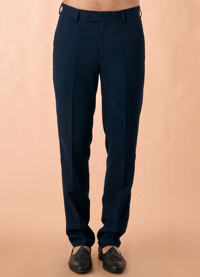 Manyavar Men Elegant Teal Blue Velvet Indo Western
