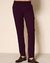 Manyavar Men Exquisite Purple Velvet Indo Western