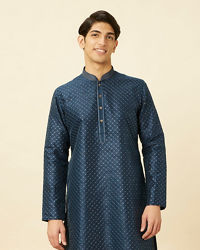 Manyavar Men Elegant Cream Kurta Pajama