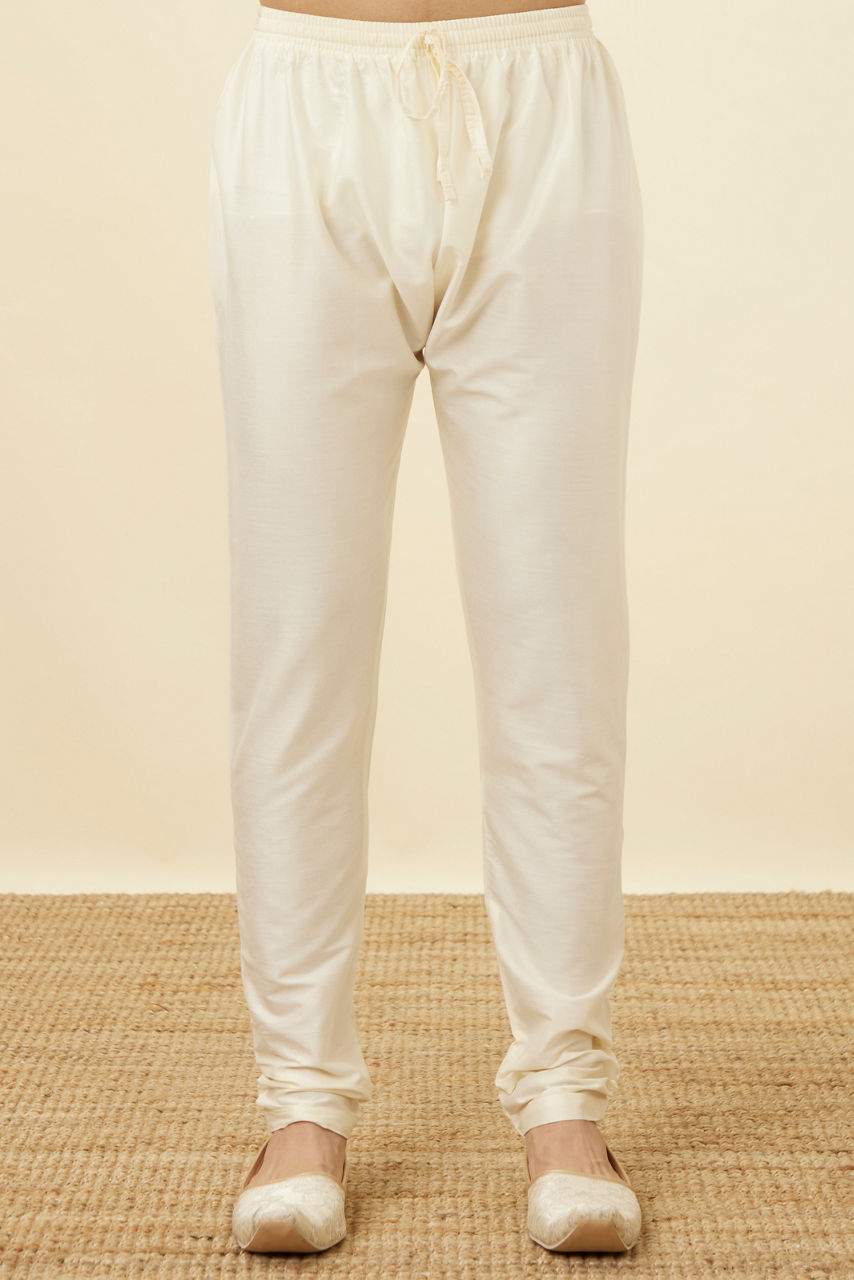 Manyavar Men Crisp White Kurta Pajama