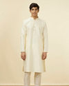 Manyavar Men Crisp White Kurta Pajama