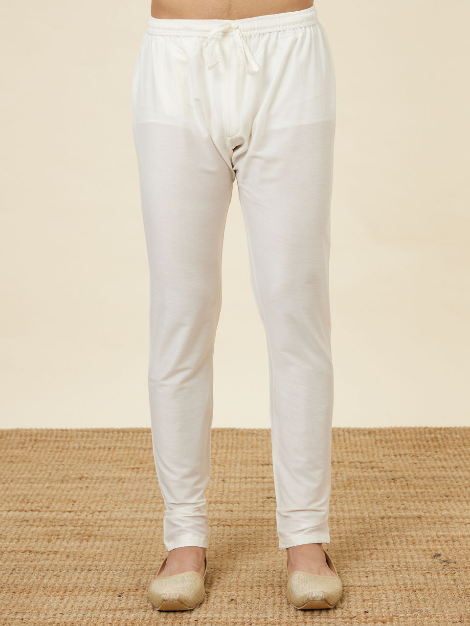 Manyavar Men Navy Blue Shankh Patterned Kurta Set