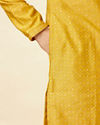 Manyavar Men Elegant Cream Kurta Pajama