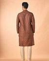 Manyavar Men Maroon Majesty Kurta Pajama