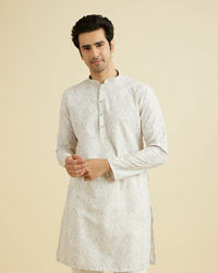 Manyavar Men Resplendent Creamira Kurta Pajama