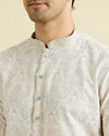 Manyavar Men Resplendent Creamira Kurta Pajama