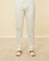 Manyavar Men Lilac Diamond String Patterned Kurta Set