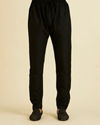Manyavar Men Regal Black Kurta Pajama Set
