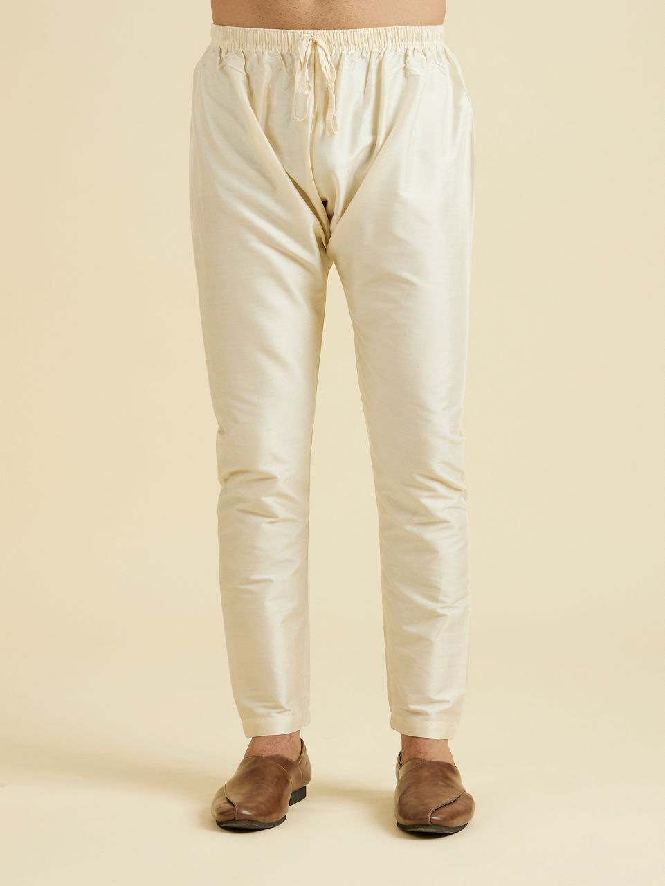 Manyavar Men Fawn Elegance Kurta Pajama