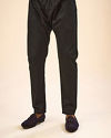 Manyavar Men Black Elegance Kurta Pajama