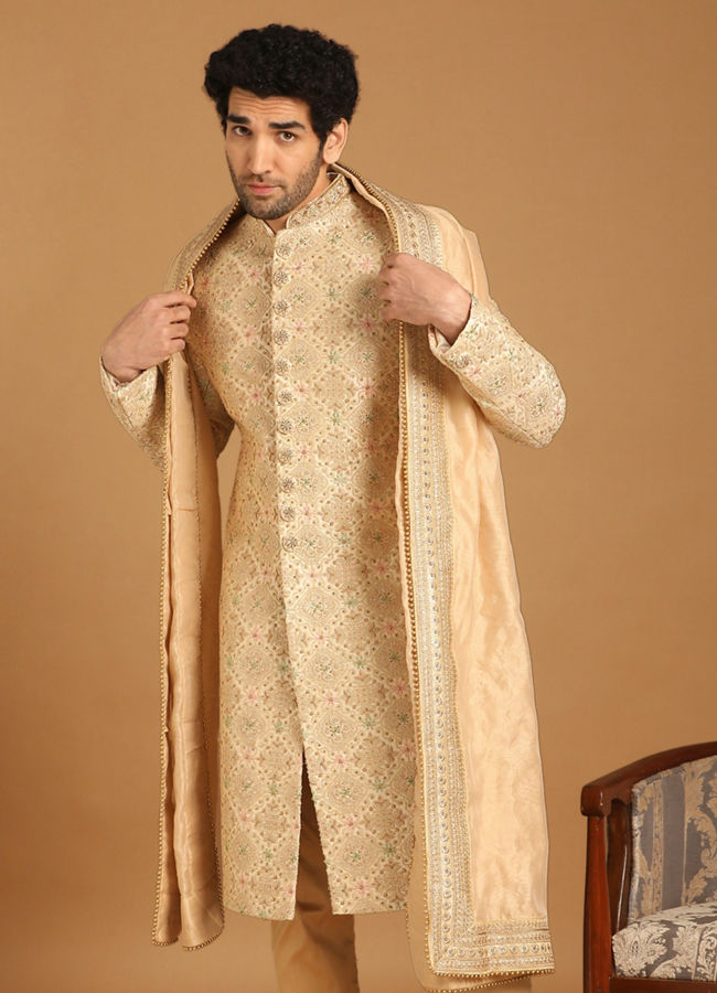 Manyavar sherwani shop collection with price