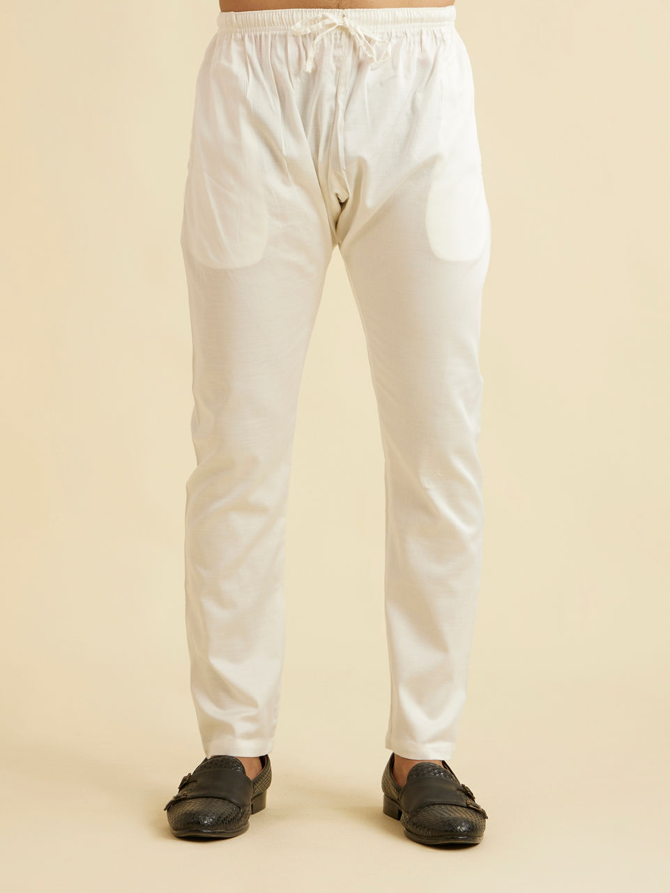 Manyavar Men Wine Red Medallion Patterned Sherwani Set