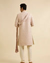 Manyavar Men Embroidered Opulence Pink Sherwani