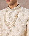 Manyavar Men Regal Cream Royalty Sherwani