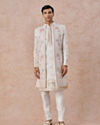 Manyavar Men Elegance Personified White Sherwani