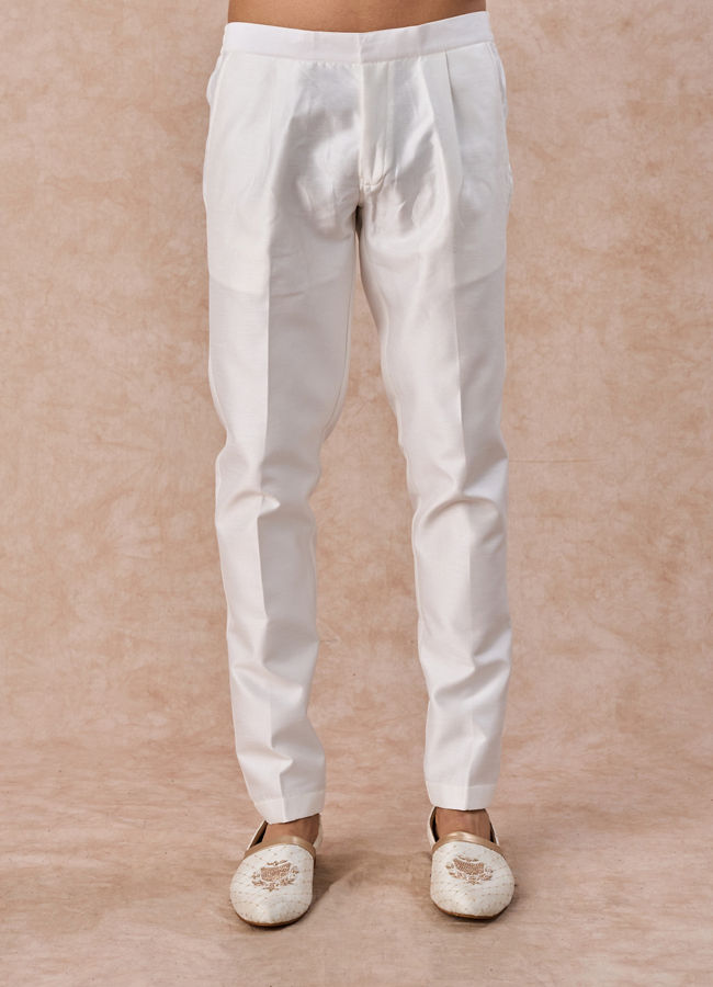 Manyavar Men Elegance Personified White Sherwani