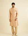 Manyavar Men Glamorous Pink Sherwani Suit