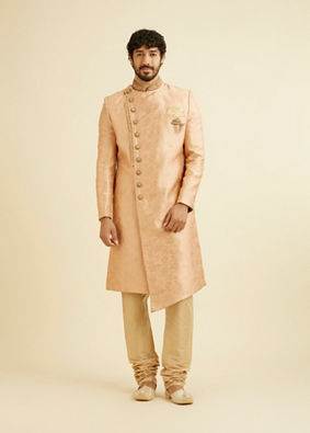 Manyavar Men Glamorous Pink Sherwani Suit image number 2