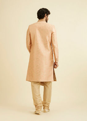 Manyavar Men Glamorous Pink Sherwani Suit image number 5