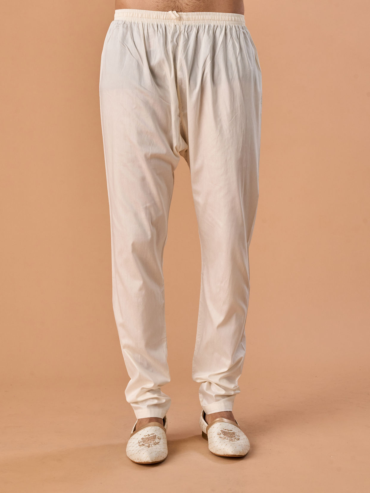 Manyavar Men Sunset Cream Kurta Jacket Set