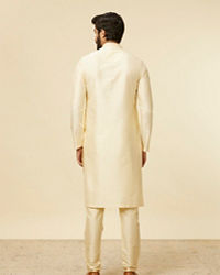 Twamev Men Sand Beige Classic Kurta
