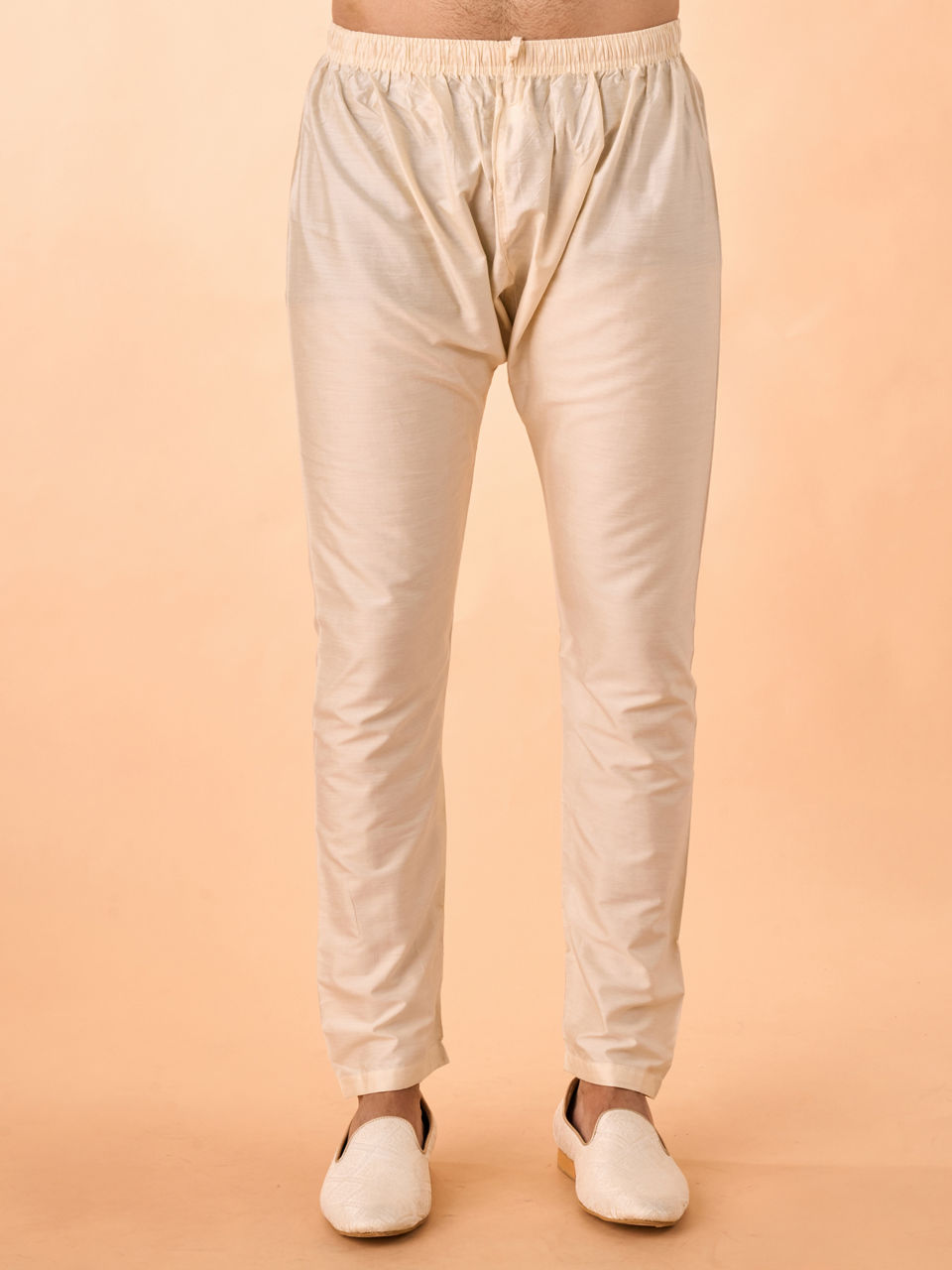 Manyavar Men Regal Beige Kurta Pajama