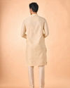 Manyavar Men Regal Beige Kurta Pajama