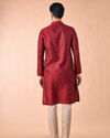Manyavar Men Maroon Splendor Kurta Pajama