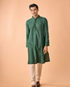 Manyavar Men Emerald Rhapsody Kurta Pajama