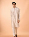 Manyavar Men Elegant Cream Kurta Pajama