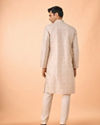 Manyavar Men Elegant Cream Kurta Pajama