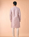 Manyavar Men Ethereal Lilac Art Silk Kurta Pajama