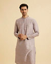 Lilac Elegance Kurta Pajama