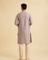 Manyavar Men Lilac Elegance Kurta Pajama