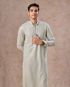 Manyavar Men Glistening Aqua Green Kurta Pajama
