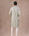 Manyavar Men Glistening Aqua Green Kurta Pajama
